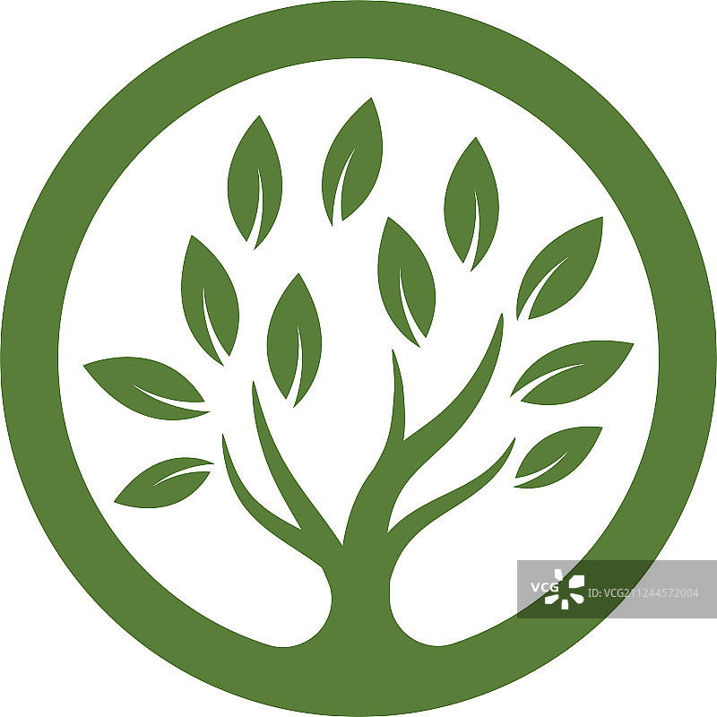 绿叶生态的理念图片素材