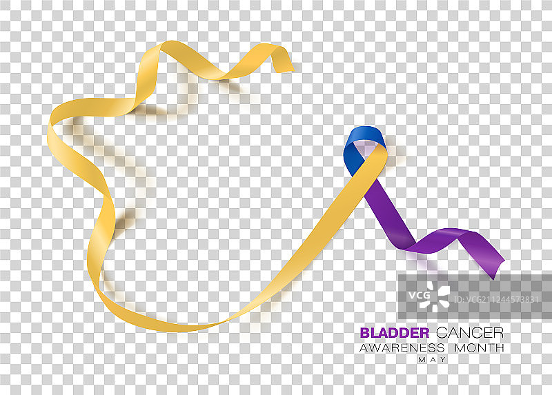 膀胱癌意识月万寿菊蓝色宣传素材图片素材