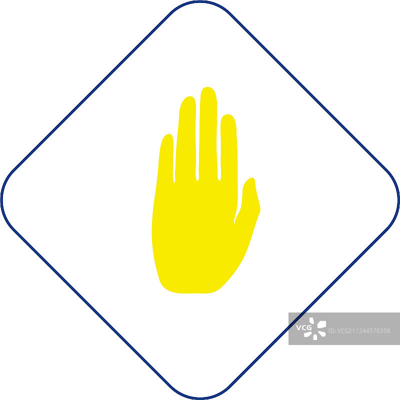 警告手势图标图片素材