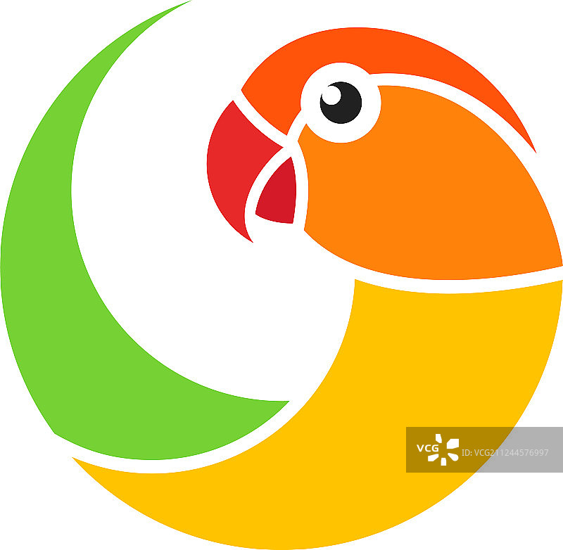 异域鹦鹉情侣图片素材