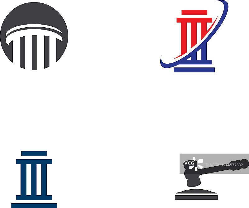 正义法律标志模板图片素材