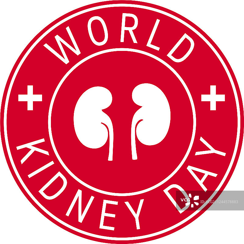 扁平风格世界肾脏日概念图片素材