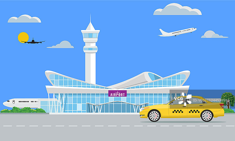 现代机场航站楼图片素材