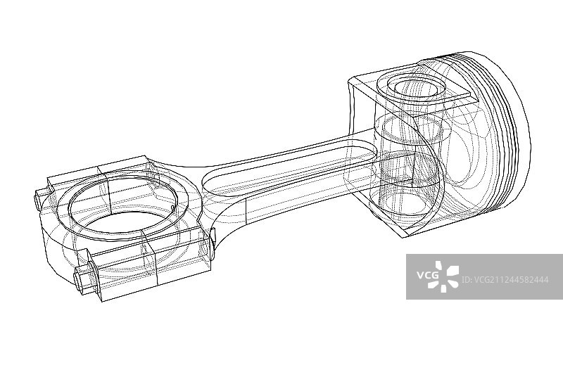 3D活塞渲染图图片素材