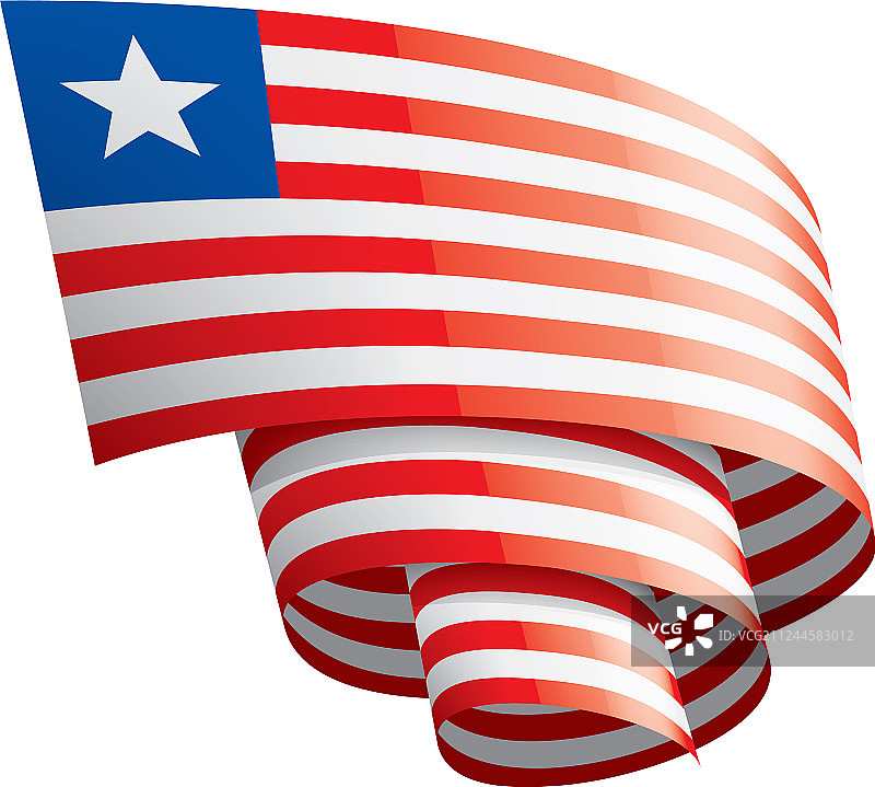 利比里亚国旗上的白色图片素材