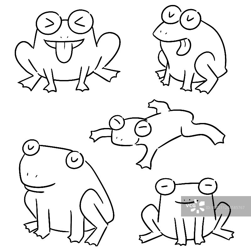 青蛙合集图片素材