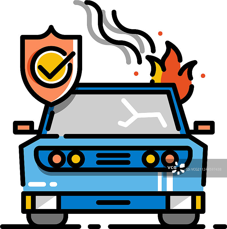 意外险线条颜色图片素材