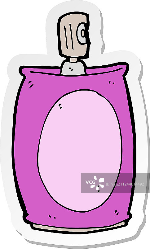 卡通喷雾罐贴纸图片素材