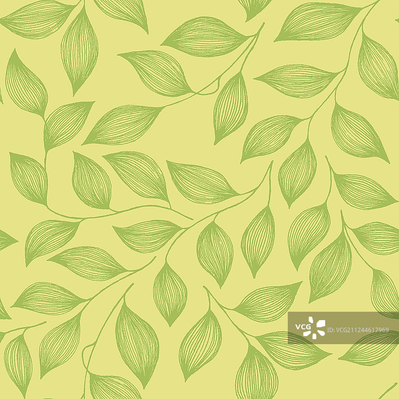 有机茶叶无缝包装图片素材