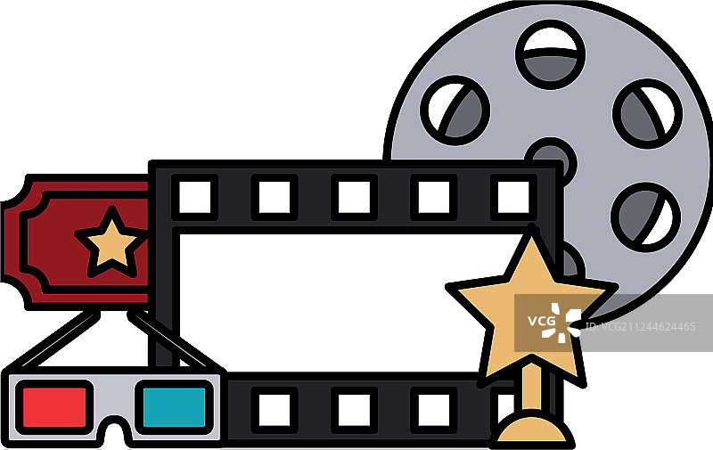 电影拍摄道具图标图片素材