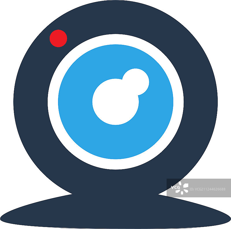 网络摄像头图标设计模板图片素材