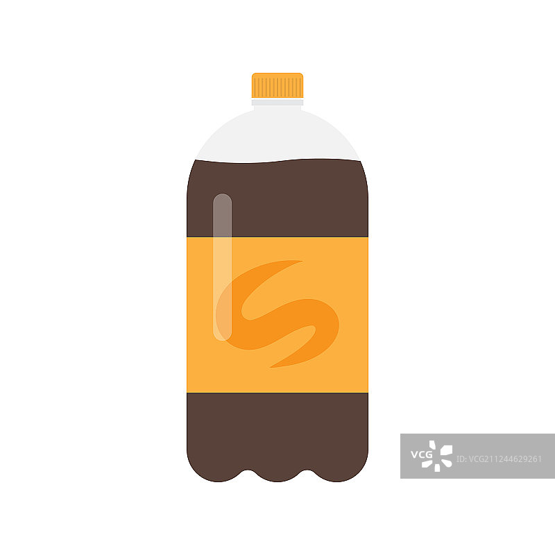 苏打饮料瓶图标图片素材