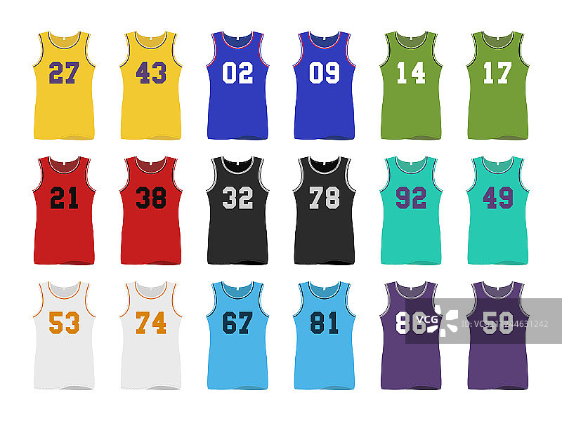 篮球运动服图片素材