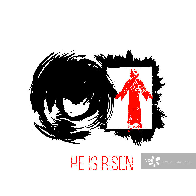 复活节耶稣基督复活图片素材