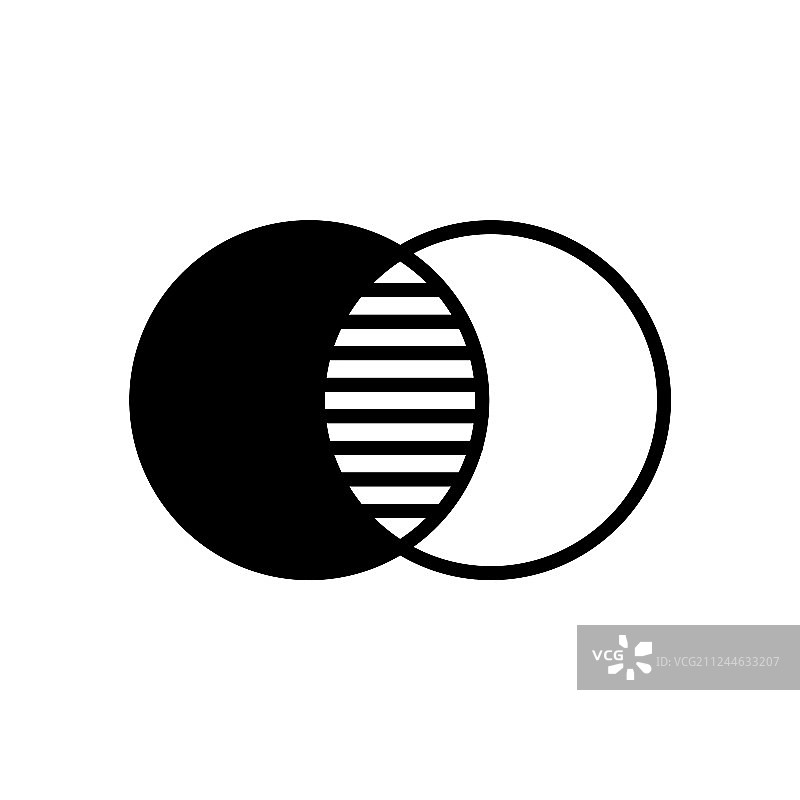 重叠不透明度黑色图标图片素材