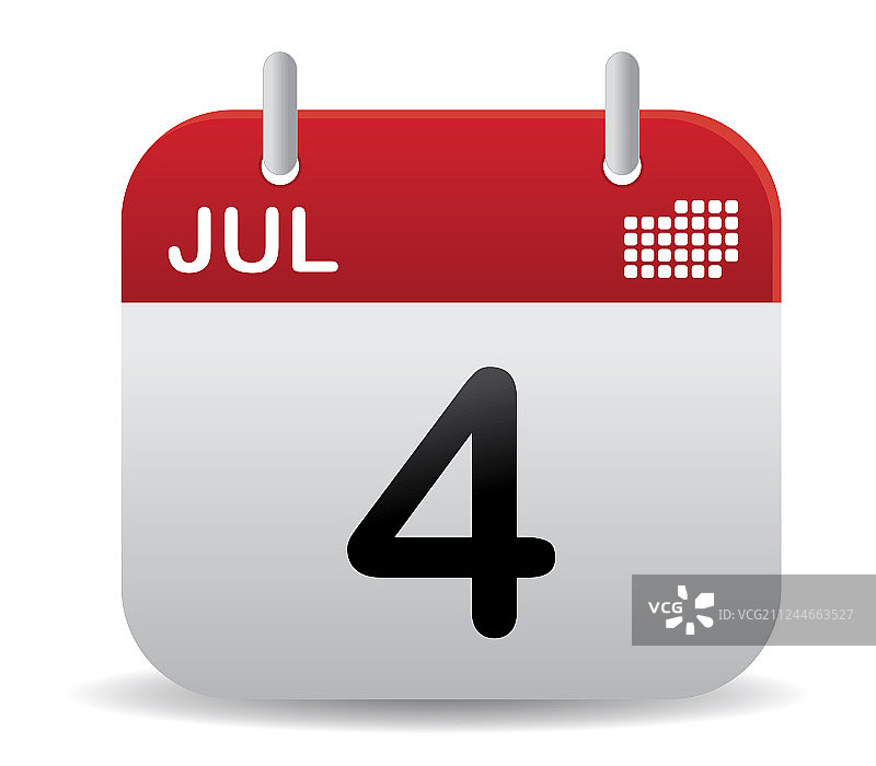 7月日历立牌图片素材