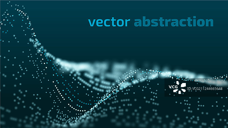 摘要波背景图片素材