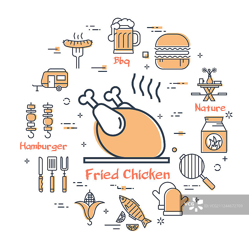 野餐烧烤食物素材图片素材