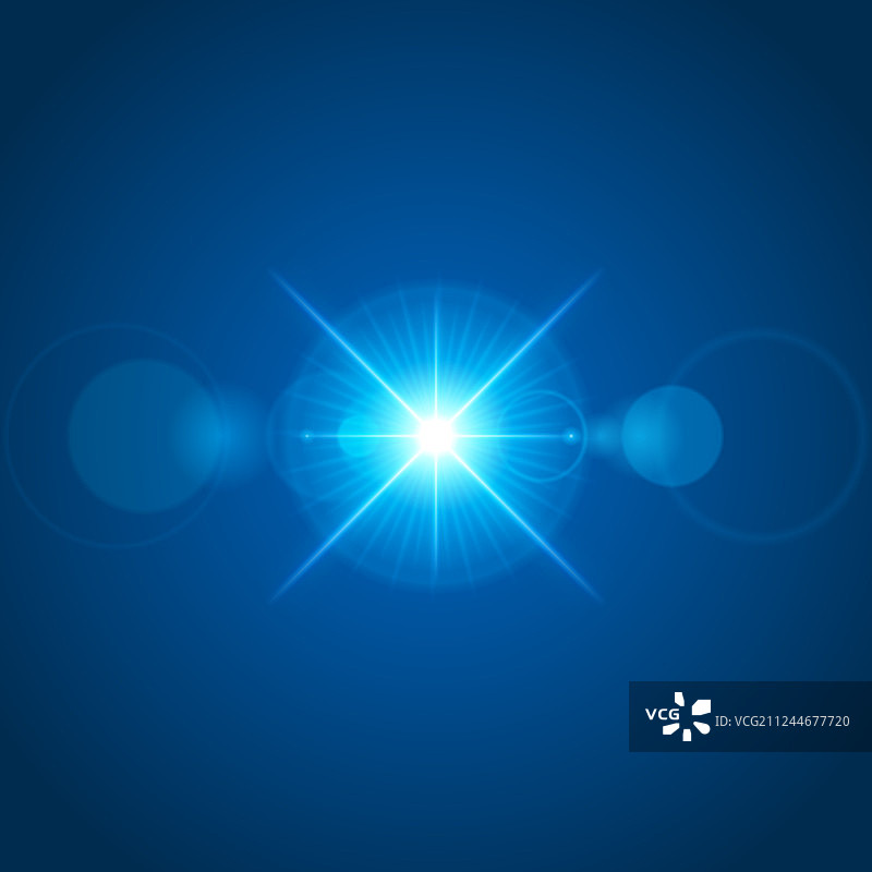 带镜头光晕的阳光模板图片素材