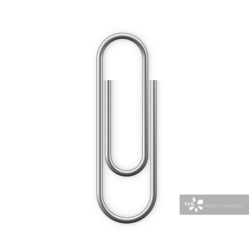 逼真回形针图标图片素材