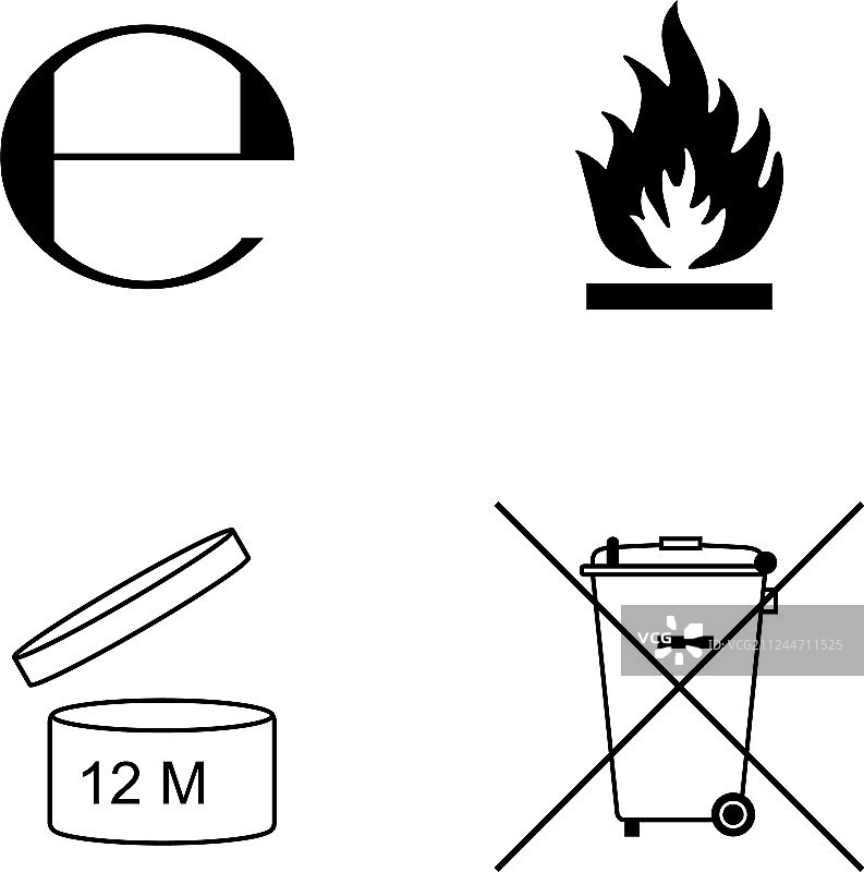 包装符号合集图片素材