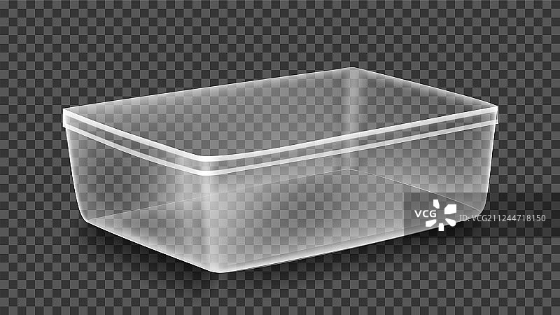 透明塑料容器托盘图片素材