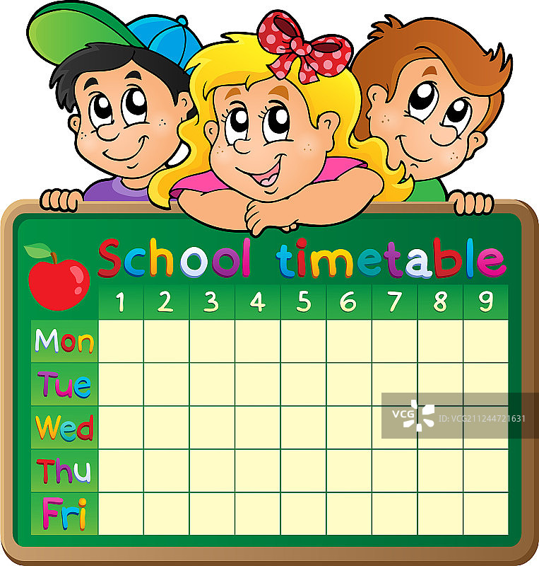 学校课程表主题图片4图片素材