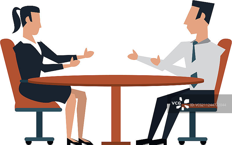 商务人士卡通头像图片素材