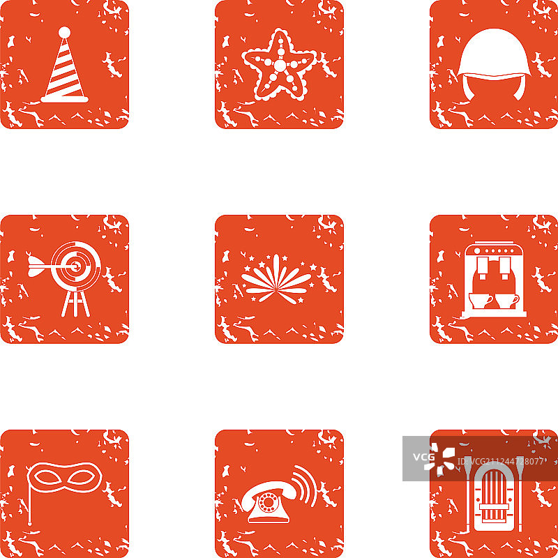 Jubilee图标涂鸦风格图片素材