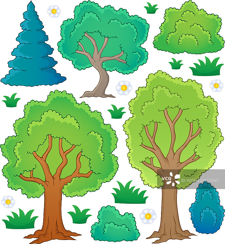 树木主题合集图片素材