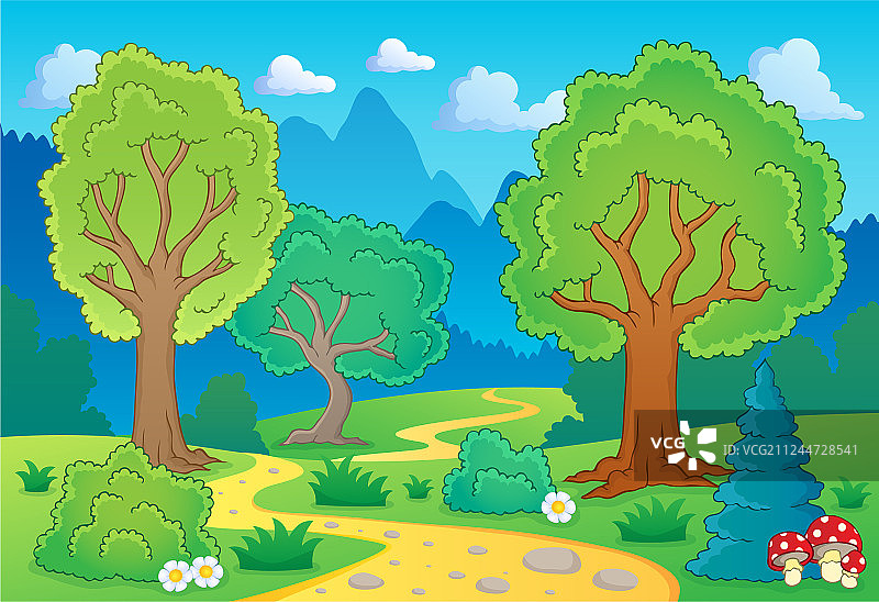 树木主题风景图片素材