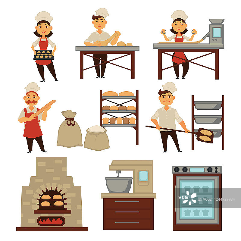 面包烘焙行业图片素材