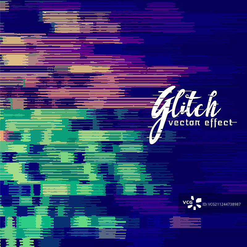 具有扭曲效果的抽象故障背景图片素材