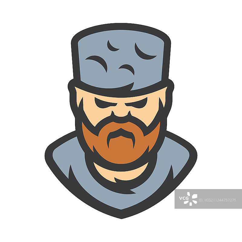 车臣高地男子标志图片素材