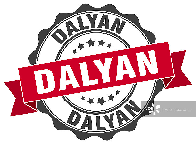 达利安圆形缎带海豹图片素材