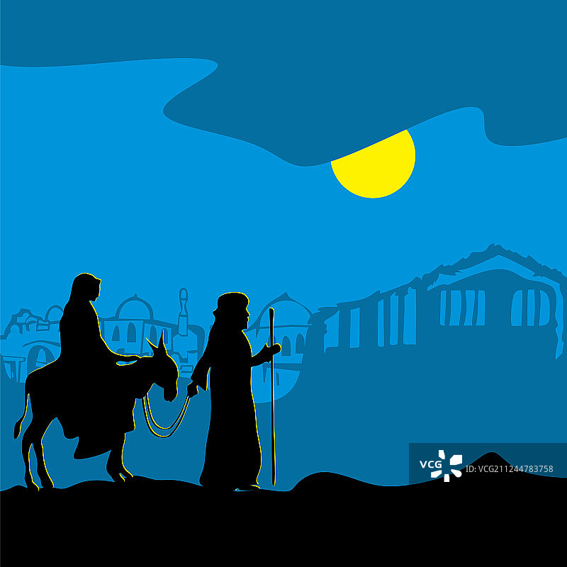 耶稣基督的诞生图片素材