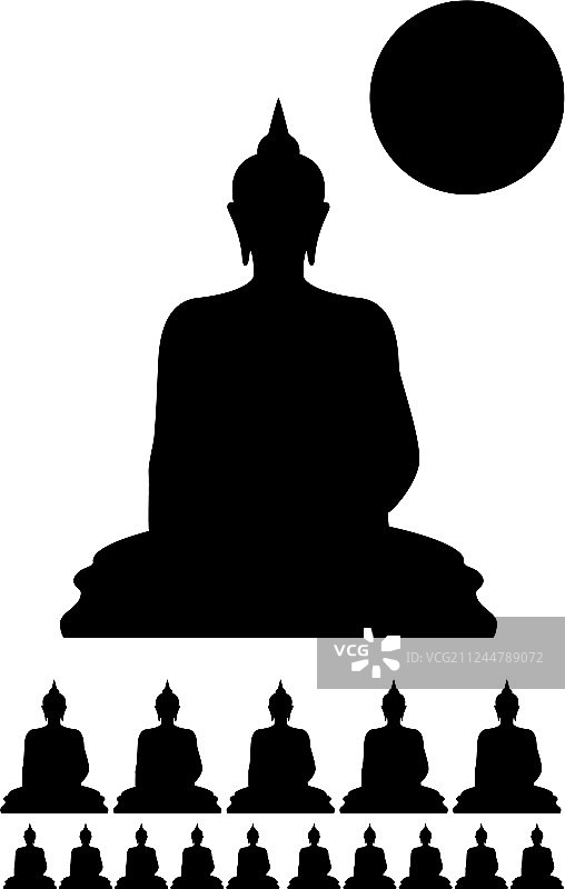 万佛节图标图片素材