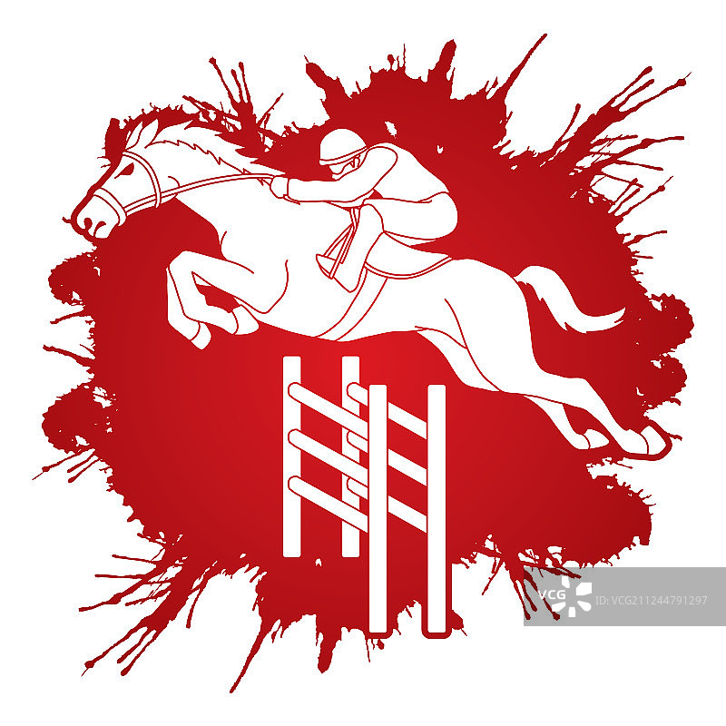 赛马：骑师与赛马图片素材