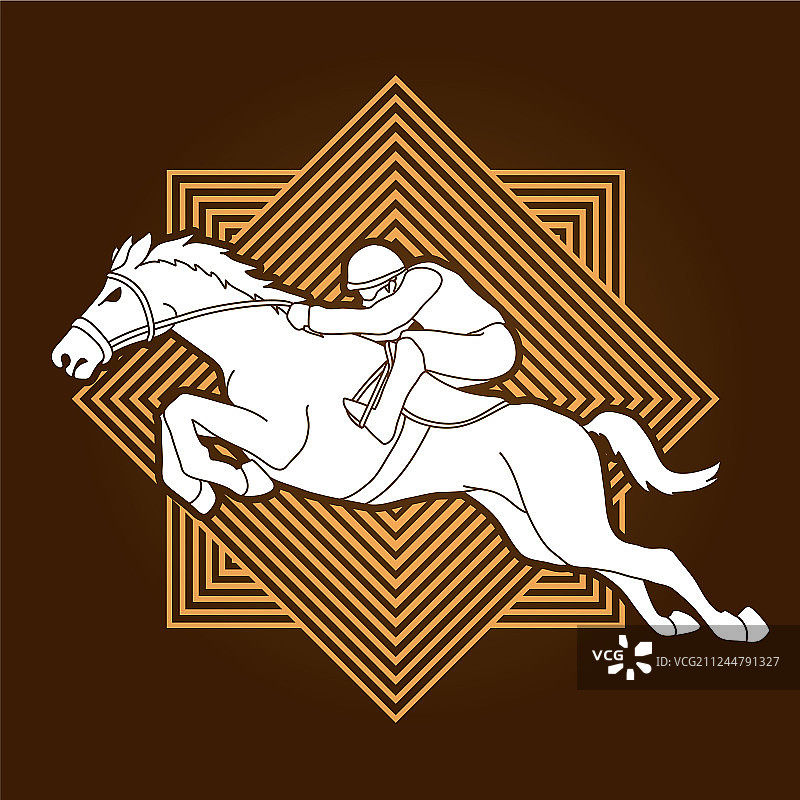 赛马：骑师与赛马图片素材