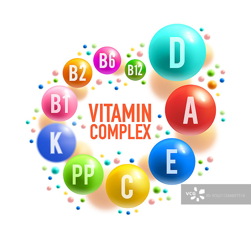 维生素药丸或复合维生素banner设计图片素材