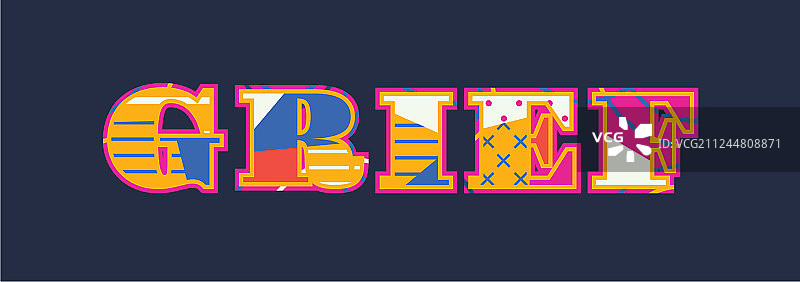 悲伤概念文字艺术图片素材