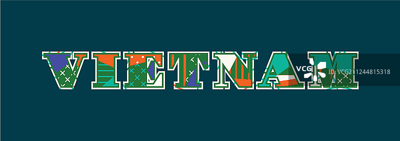 越南概念文字艺术图片素材