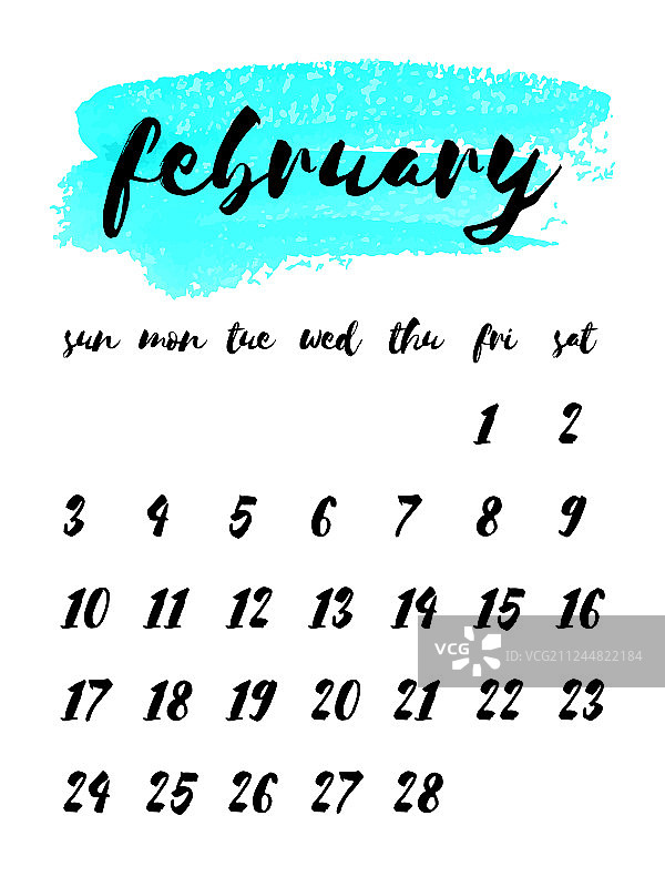 水墨2019年日历模板图片素材