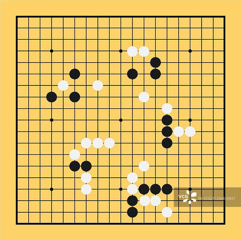 中国围棋棋盘游戏策略图片素材