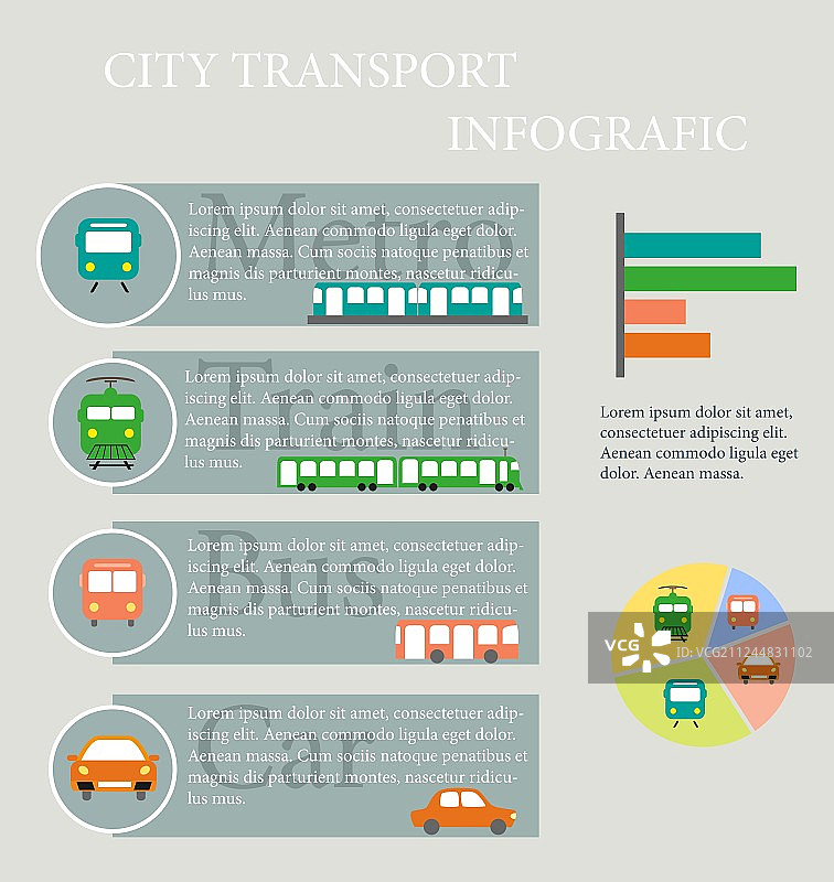 公共交通信息图图片素材