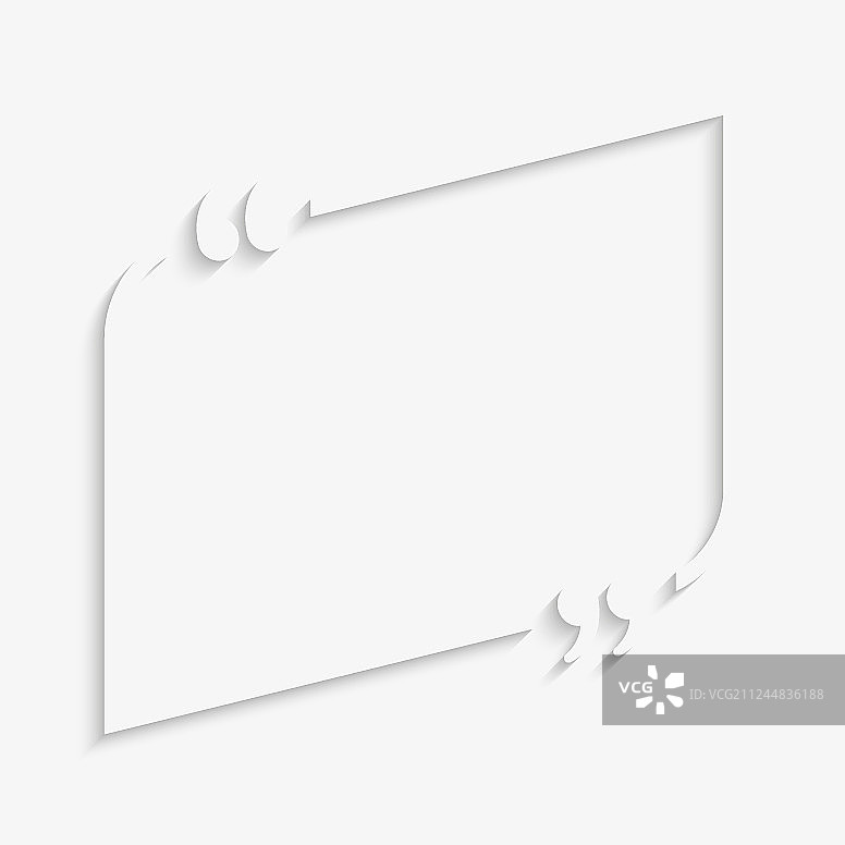 对话气泡箭头空白引用括号图片素材