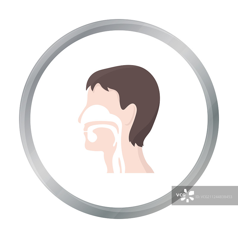 呼吸系统图标卡通医学素材图片素材