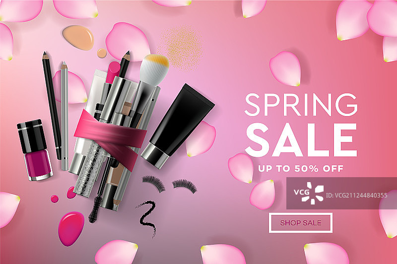 春季促销网页设计模板图片素材