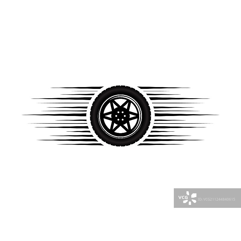汽车车轮运动标志图片素材