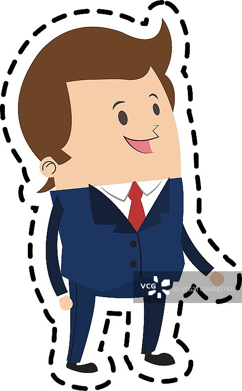 卡通商人图标图片素材